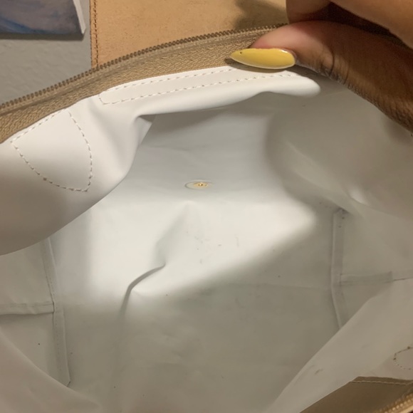 Longchamp beige bag w/ extended handles - Picture 4 of 4